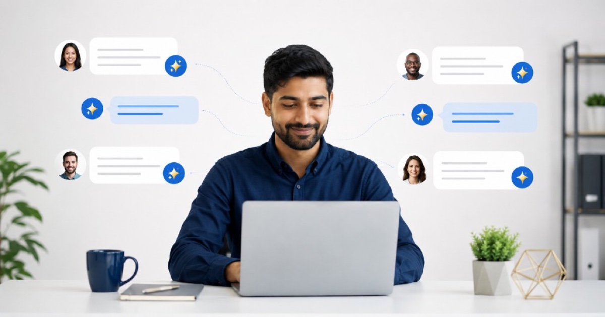 AI customer service for small business — automated SMS handling more customers without hiring staff
